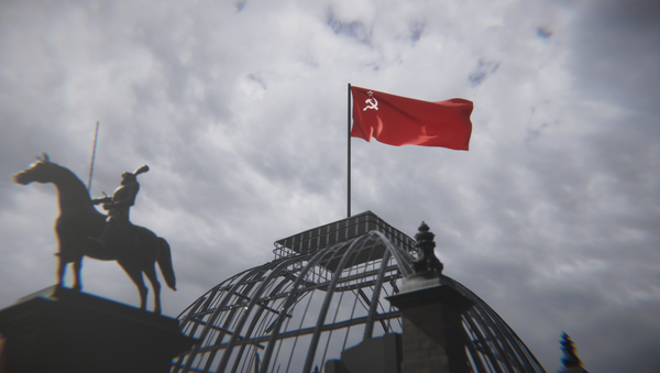 Водружение знамен Красной армии над Рейхстагом доступно в формате VR-реконструкции   - Sputnik Ўзбекистон