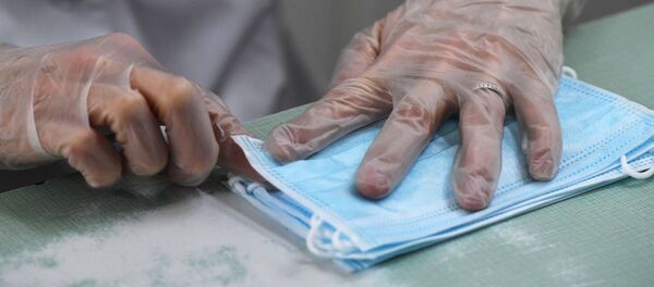 Медицинская маска - Sputnik Узбекистан