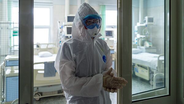 Открытие стационара по борьбе с коронавирусом на базе горбольницы №31 - Sputnik Узбекистан