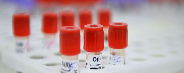 Пробирки с кровью Пробирки с кровью - Sputnik Ўзбекистон