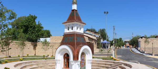 Реставрация қилинган Авлиё Георгий Победоносец бутхонаси Реставрация қилинган Авлиё Георгий Победоносец бутхонаси - Sputnik Ўзбекистон