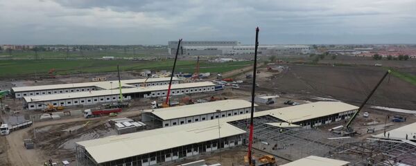 Как строится инфекционная больница в Ташкентской области - Sputnik Узбекистан