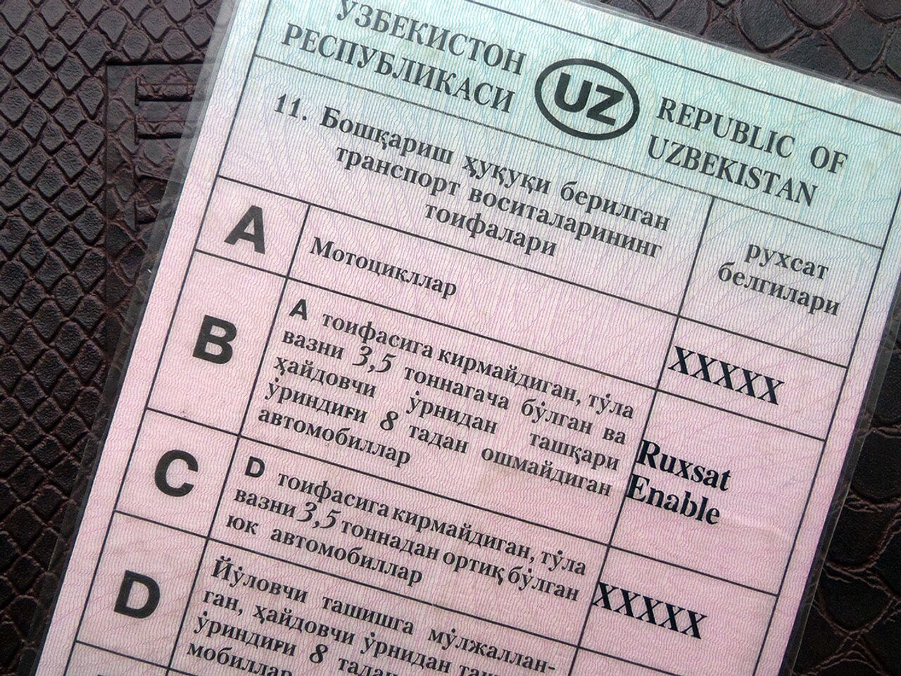 Как и где в Узбекистане поменять права: все адреса