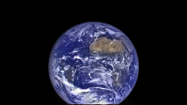 Вид Земли с орбиты Луны - Sputnik Ўзбекистон