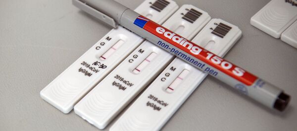 Экспресс-диагностика на антитела к коронавирусу в клинике Hadassah Medical Moscow в Сколково Экспресс-диагностика на антитела к коронавирусу в клинике Hadassah Medical Moscow в Сколково - Sputnik Узбекистан