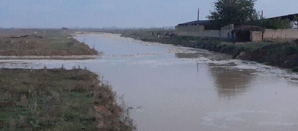 Подтоплены два села в Туркестанской области Подтоплены два села в Туркестанской области - Sputnik Ўзбекистон