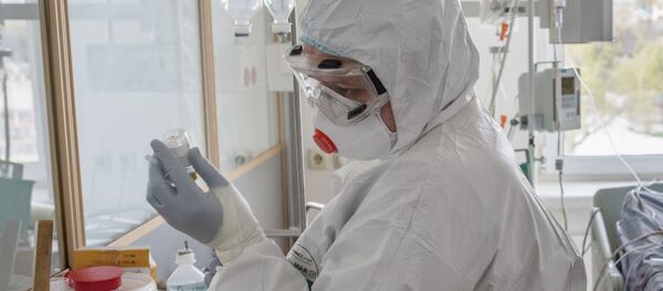 Госпиталь COVID-19 НМИЦ ССХ им. А. Н. Бакулева Минздрава РФ - Sputnik Узбекистан