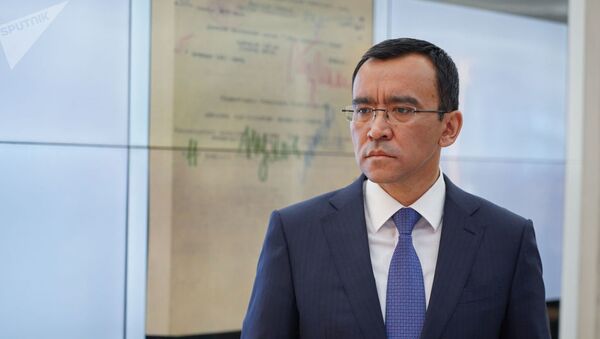 Maulen Ashimbayev izbran spikerom Senata Kazaxstana.  - Sputnik O‘zbekiston