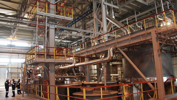 Завод по производству серной кислоты - Sputnik Узбекистан