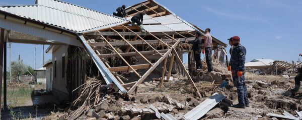 Posledstviya proriva na Sardobinskom vodoxranilishe - Sputnik O‘zbekiston