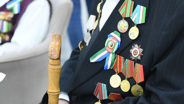 Вручение медалей ветеранам войны - Sputnik Узбекистан