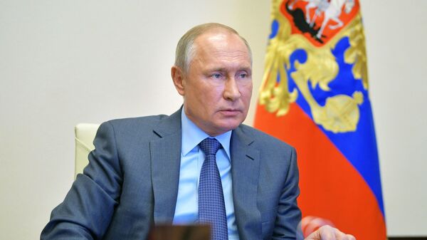 Совещание Владимира Путина по ситуации с коронавирусом - Sputnik Узбекистан