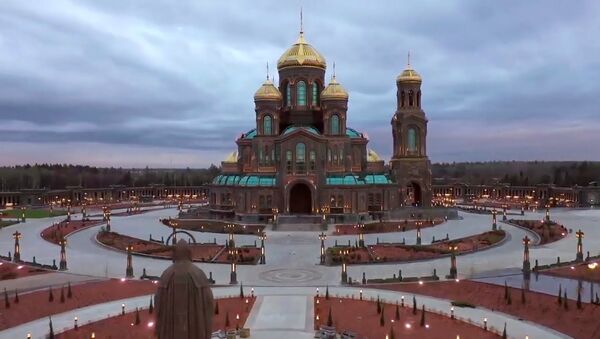 В Подмосковье завершилось строительство Главного храма Вооруженных Сил России - Sputnik Узбекистан