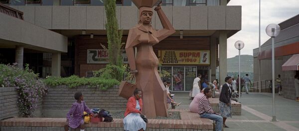 На улицах города Масеру, столицы Королевства Лесото. - Sputnik Ўзбекистон