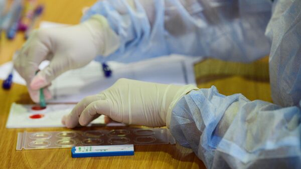 Qon olish, arxiv surat - Sputnik O‘zbekiston