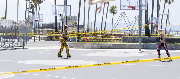 Открытие пляжей в Лос-Анджелесе Открытие пляжей в Лос-Анджелесе - Sputnik Ўзбекистон