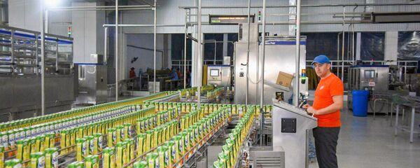 Предприятие по переработке плодоовощной продукции - Sputnik Узбекистан