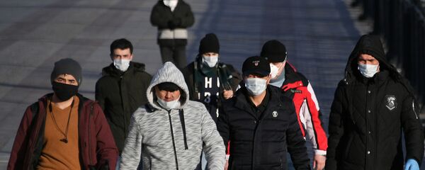 Москва во время режима самоизоляции жителей Москва во время режима самоизоляции жителей - Sputnik Ўзбекистон