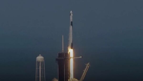 Nasa and SpaceX successfully launch Crew Dragon Spacecraft and astronauts to ISS - Sputnik Ўзбекистон
