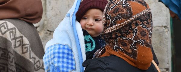 Сирийские беженцы Сирийские беженцы - Sputnik Ўзбекистон