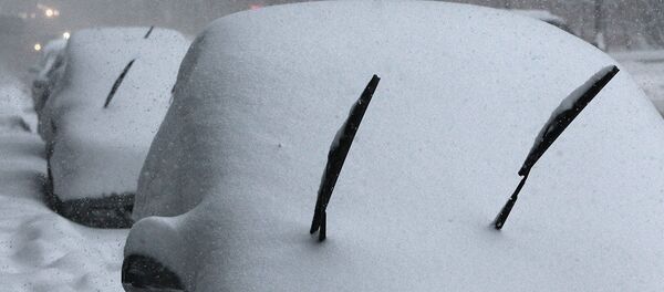 Qor ostidagi avtomobillar - Sputnik O‘zbekiston