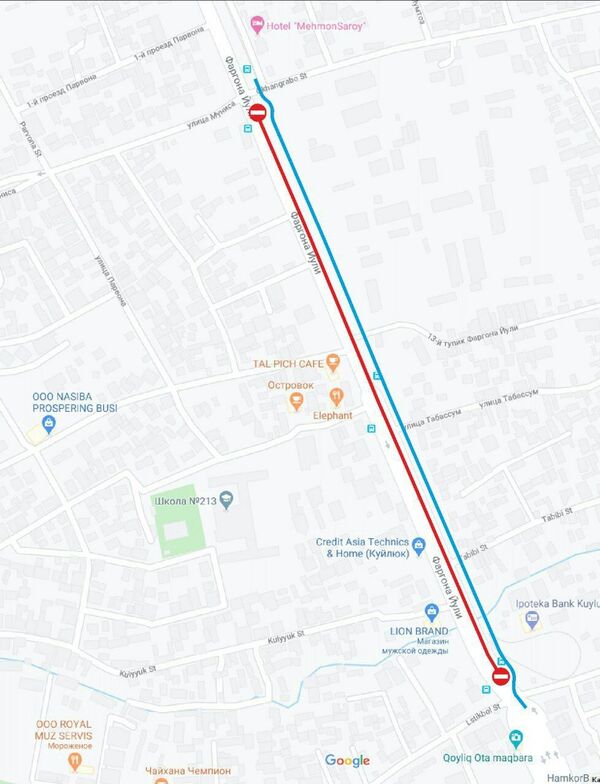 Часть улицы Фаргона йули в Ташкенте временно закроют для проезда Часть улицы Фаргона йули в Ташкенте временно закроют для проезда - Sputnik Узбекистан