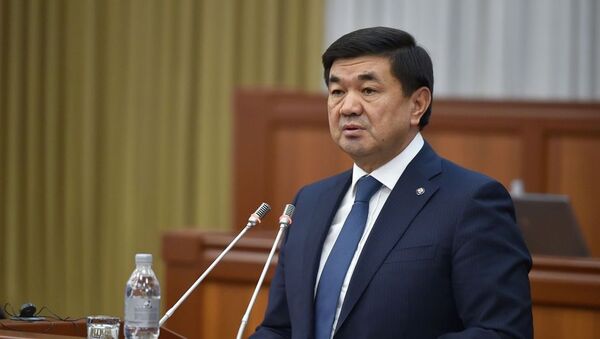 Премьер-министр Кыргызской Республики Мухаммедкалый Абылгазиев   - Sputnik Узбекистан