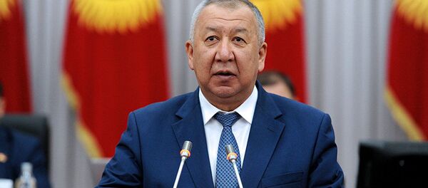 Кандидат на должность премьер-министр КР Кубатбек Боронов. Архивное фото - Sputnik Ўзбекистон