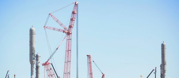 Stroitelstvo Amurskogo gazopererabativayushego zavoda - Sputnik O‘zbekiston