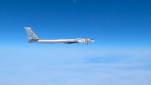Русские медведи напугали США: Ту-95МС совершили полет над Тихим океаном - Sputnik Узбекистан