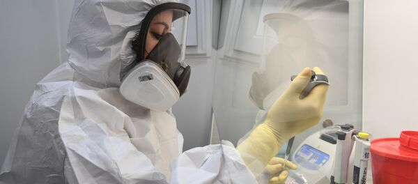 Laboratoriya dlya testirovaniya na koronavirus  - Sputnik O‘zbekiston
