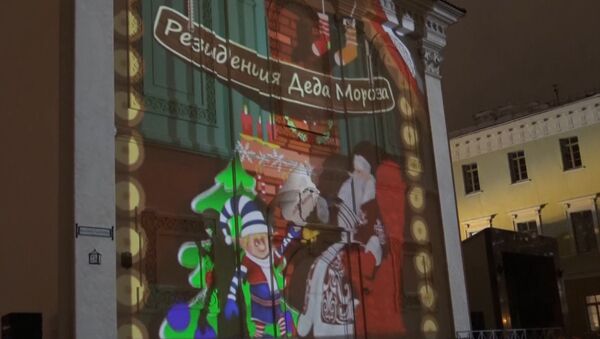 Дед Мороз в 3D: трехмерную новогоднюю сказку показали в Минске - Sputnik Узбекистан