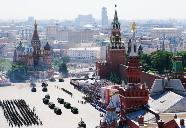 Военный парад в ознаменование 75-летия Победы на Красной площади - Sputnik Ўзбекистон