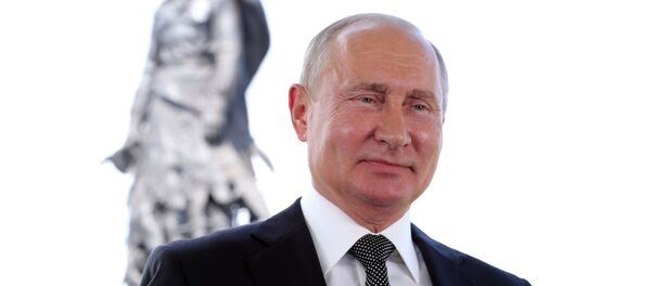 Президент РФ В. Путин выступил с обращением к гражданам России - Sputnik Ўзбекистон