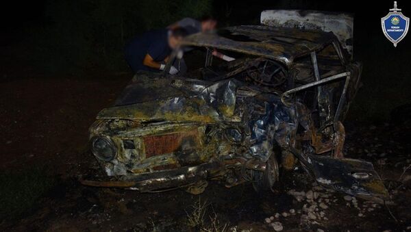 Двое человек заживо сгорели в «Жигулях» после столкновения с Malibu - Sputnik Ўзбекистон