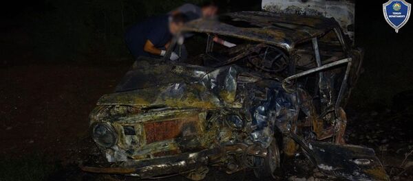 Двое человек заживо сгорели в «Жигулях» после столкновения с Malibu Двое человек заживо сгорели в «Жигулях» после столкновения с Malibu - Sputnik Ўзбекистон