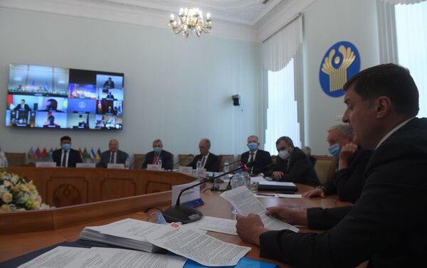 86-е заседание Экономического совета СНГ прошло в режиме видеоконференцсвязи - Sputnik Узбекистан