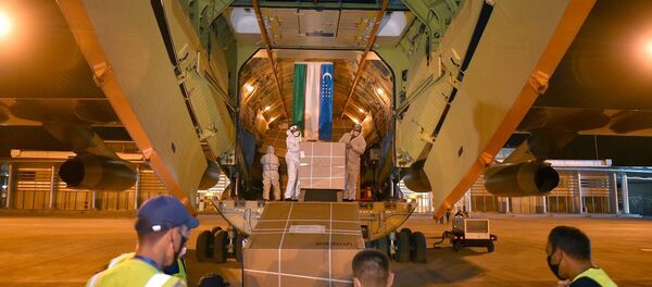 Узбекистан направил в Кыргызстан очередную партию гуманитарной помощи - Sputnik Узбекистан