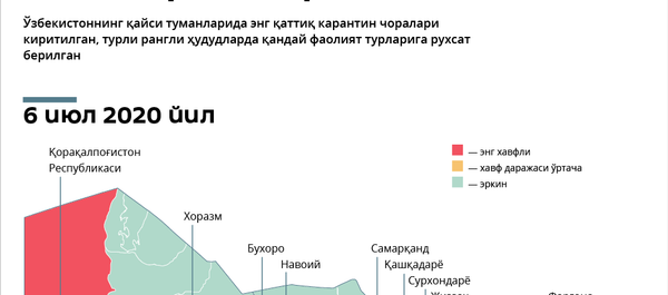 Karantin ranglari - Sputnik O‘zbekiston