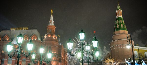 Празднование Нового года в Москве - Sputnik Узбекистан