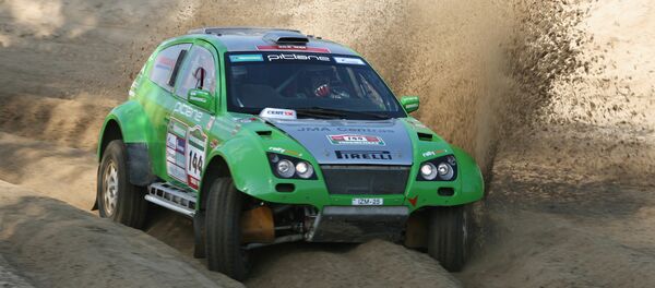 Старт международного ралли Шелковый путь-2009 серии Дакар (Dakar series) Старт международного ралли Шелковый путь-2009 серии Дакар (Dakar series) - Sputnik Узбекистан