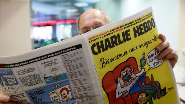 Франциянинг Charlie Hebdo сатирик журнали. - Sputnik Ўзбекистон