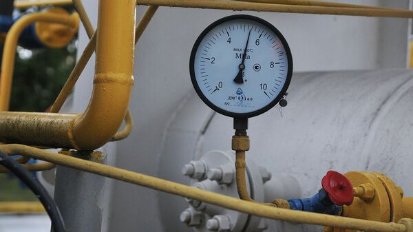 Манометр на газокомпрессорной станции - Sputnik Узбекистан