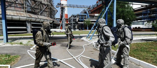 Учения МЧС Учения МЧС - Sputnik Узбекистан