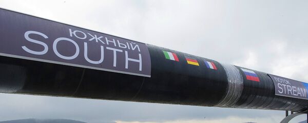 Начало строительства газопровода Южный поток Начало строительства газопровода Южный поток - Sputnik Узбекистан