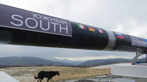 Начало строительства газопровода Южный поток - Sputnik Узбекистан