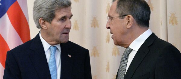 Россия ТИВ раҳбари Сергей Лавров ва АҚШ Давлат котиби Жон Керри Россия ТИВ раҳбари Сергей Лавров ва АҚШ Давлат котиби Жон Керри - Sputnik Ўзбекистон