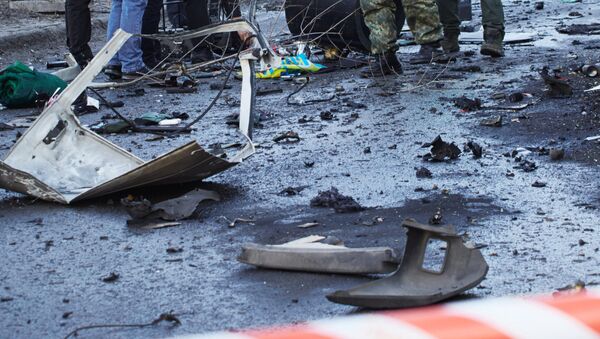 Последствия взрыва самодельного взрывного устройства - Sputnik Узбекистан