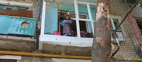 Разрушения в результате обстрела армией Украины. Разрушения в результате обстрела армией Украины. - Sputnik Узбекистан