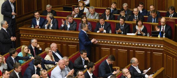 Заседание Верховной рады Украины Заседание Верховной рады Украины - Sputnik Узбекистан